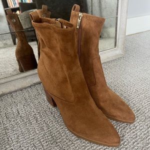 Marc Fisher suede booties - 7.5